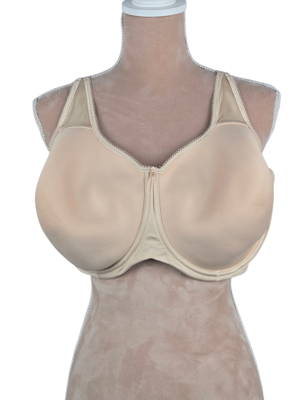 Wacoal Basic Beauty Spacer T-Shirt Bra Sand Size 46DDD - Picture 1 of 4